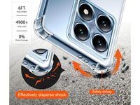 Hoch transparenter TPU Gummi Schutz Handy Hülle Clear Case klar mit verstärkten Schutzecken Bumper für das Xiaomi 14T Pro Display und Gehäuse in transparent von Screenguard
