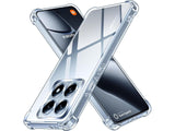 Hoch transparenter TPU Gummi Schutz Handy Hülle Clear Case klar mit verstärkten Schutzecken Bumper für das Xiaomi 14T Pro Display und Gehäuse in transparent von Screenguard