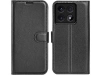 Lederhülle Karten Wallet Ledertasche Etui für Xiaomi 14T Pro in schwarz von Screenguard