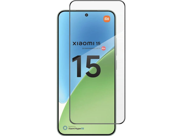 100% Fullscreen Curved Screen Protector Handy Display Schutz Glas für komplette Abdeckung des Xiaomi 15 Display in schwarz von Screenguard