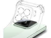 Hoch transparenter TPU Gummi Schutz Handy Hülle Clear Case klar mit verstärkten Schutzecken Bumper für das Xiaomi 15 Display und Gehäuse in transparent von Screenguard