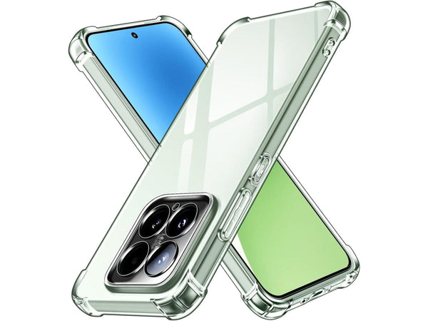 Hoch transparenter TPU Gummi Schutz Handy Hülle Clear Case klar mit verstärkten Schutzecken Bumper für das Xiaomi 15 Display und Gehäuse in transparent von Screenguard