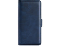 Veganes Flip Case Leder Etui Hülle mit Karten Fächer und Sichtfenster für Xiaomi 15 in dunkelblau von Screenguard