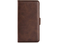 Veganes Flip Case Leder Etui Hülle mit Karten Fächer und Sichtfenster für Xiaomi 15 in mokka von Screenguard