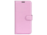 Lederhülle Karten Wallet Ledertasche Etui für Xiaomi 15 in rosa von Screenguard