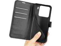 Lederhülle Karten Wallet Ledertasche Etui für Xiaomi 15 in schwarz von Screenguard