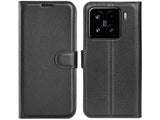 Lederhülle Karten Wallet Ledertasche Etui für Xiaomi 15 in schwarz von Screenguard