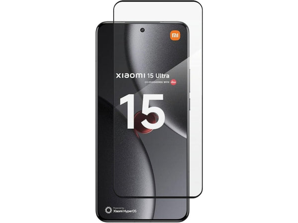 100% Fullscreen Curved Screen Protector Handy Display Schutz Glas für komplette Abdeckung des Xiaomi 15 Ultra Display in schwarz von Screenguard
