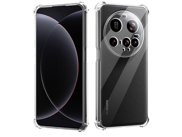 Hoch transparenter TPU Gummi Schutz Handy Hülle Clear Case klar mit verstärkten Schutzecken Bumper für das Xiaomi 15 Ultra Display und Gehäuse in transparent von Screenguard