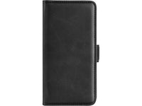 Veganes Flip Case Leder Etui Hülle mit Karten Fächer und Sichtfenster für Xiaomi 15 Ultra in schwarz von Screenguard