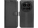 Lederhülle Karten Wallet Ledertasche Etui für Xiaomi 15 Ultra in schwarz von Screenguard