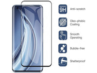 100% Fullscreen Curved Screen Protector Handy Display Schutz Glas für komplette Abdeckung des Xiaomi Mi 10 Display in schwarz von Screenguard