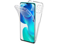 Vollständige 360 Grad Rundum Gummi TPU Hülle zum beidseitigen Schutz des Xiaomi Mi 10 Lite Display und Gehäuse in transparent von Screenguard