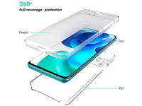 Vollständige 360 Grad Rundum Gummi TPU Hülle zum beidseitigen Schutz des Xiaomi Mi 10 Lite Display und Gehäuse in transparent von Screenguard