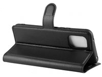 Lederhülle Karten Wallet Ledertasche Etui für Xiaomi Mi 10 Lite in schwarz von Screenguard