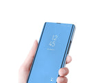 Clear View Flip Case für Xiaomi Mi 10 Pro in blau von Screenguard