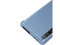 Clear View Flip Case für Xiaomi Mi 10 Pro in blau von Screenguard