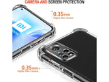 Hoch transparenter TPU Gummi Schutz Handy Hülle Clear Case klar mit verstärkten Schutzecken Bumper für das Xiaomi Mi 10T Display und Gehäuse in transparent von Screenguard