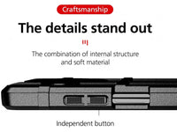 Widerstandsfähige, stabile Outdoor Sport Hülle für das Xiaomi Mi 10T Lite für Handwerker, Baustelle, Business, äusserst stabil mit erhöhten Rändern und Kanten in schwarz von Screenguard