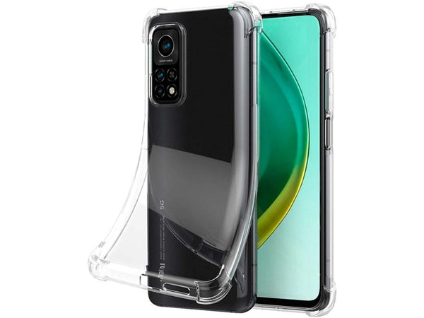 Hoch transparenter TPU Gummi Schutz Handy Hülle Clear Case klar mit verstärkten Schutzecken Bumper für das Xiaomi Mi 10T Pro Display und Gehäuse in transparent von Screenguard