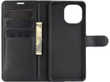 Lederhülle Karten Wallet Ledertasche Etui für Xiaomi Mi 11 in schwarz von Screenguard