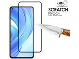 100% Fullscreen Curved Screen Protector Handy Display Schutz Glas für komplette Abdeckung des Xiaomi Mi 11 Lite Display in schwarz von Screenguard