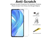 Case Friendly Screen Protector Handy Display Schutz Panzerglas Folie aus echtem 9H 2.5D Glas für Abdeckung des Xiaomi Mi 11 Lite Displays in transparent von Screenguard