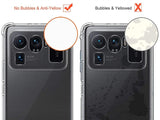 Hoch transparenter TPU Gummi Schutz Handy Hülle Clear Case klar mit verstärkten Schutzecken Bumper für das Xiaomi Mi 11 Ultra Display und Gehäuse in transparent von Screenguard