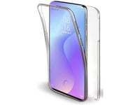Vollständige 360 Grad Rundum Gummi TPU Hülle zum beidseitigen Schutz des Xiaomi Mi 9 Display und Gehäuse in transparent von Screenguard
