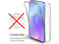 Vollständige 360 Grad Rundum Gummi TPU Hülle zum beidseitigen Schutz des Xiaomi Mi 9 Display und Gehäuse in transparent von Screenguard