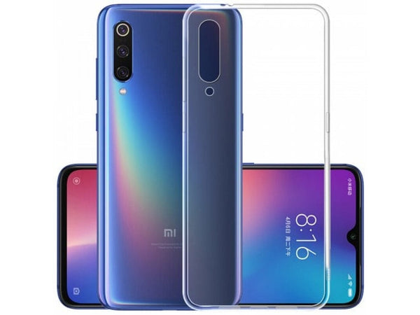 Gummi Hülle für Xiaomi Mi 9 aus flexiblem Soft TPU, kristallklar und transparent von Screenguard