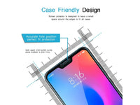 100% Fullscreen Curved Screen Protector Handy Display Schutz Glas für komplette Abdeckung des Xiaomi Mi A2 Lite Display in schwarz von Screenguard