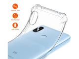 Hoch transparenter TPU Gummi Schutz Handy Hülle Clear Case klar mit verstärkten Schutzecken Bumper für das Xiaomi Mi A2 Lite Display und Gehäuse in transparent von Screenguard