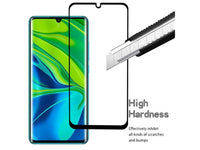 100% Fullscreen Curved Screen Protector Handy Display Schutz Glas für komplette Abdeckung des Xiaomi Mi Note 10 Display in schwarz von Screenguard