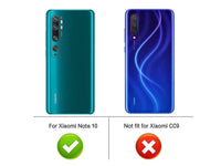 Gummi Hülle für Xiaomi Mi Note 10 aus flexiblem Soft TPU, kristallklar und transparent von Screenguard