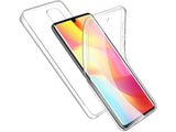 Vollständige 360 Grad Rundum Gummi TPU Hülle zum beidseitigen Schutz des Xiaomi Mi Note 10 Lite Display und Gehäuse in transparent von Screenguard