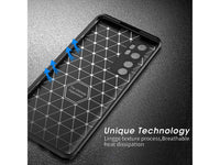 Hochwertig stabile Soft TPU Smartphone Handy Hülle im Carbon Design für Xiaomi Mi Note 10 Lite zum Schutz des Display und Gehäuse Cover in schwarz von Screenguard