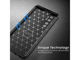 Hochwertig stabile Soft TPU Smartphone Handy Hülle im Carbon Design für Xiaomi Mi Note 10 Lite zum Schutz des Display und Gehäuse Cover in schwarz von Screenguard