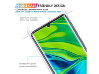 Case Friendly Screen Protector Handy Display Schutz Panzerglas Folie aus echtem 9H 2.5D Glas für Abdeckung des Xiaomi Mi Note 10 Displays in transparent von Screenguard