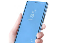 Clear View Flip Case für Xiaomi Poco F2 Pro in blau von Screenguard
