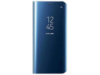Clear View Flip Case für Xiaomi Poco F2 Pro in blau von Screenguard