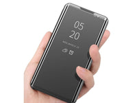 Clear View Flip Case für Xiaomi Poco F2 Pro in schwarz von Screenguard
