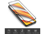 100% Fullscreen Curved Screen Protector Handy Display Schutz Glas für komplette Abdeckung des Xiaomi Poco F3 Display in schwarz von Screenguard