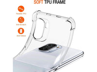 Hoch transparenter TPU Gummi Schutz Handy Hülle Clear Case klar mit verstärkten Schutzecken Bumper für das Xiaomi Poco F3 Display und Gehäuse in transparent von Screenguard