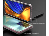 Hoch transparenter TPU Gummi Schutz Handy Hülle Clear Case klar mit verstärkten Schutzecken Bumper für das Xiaomi Poco F4 Display und Gehäuse in transparent von Screenguard