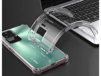 Hoch transparenter TPU Gummi Schutz Handy Hülle Clear Case klar mit verstärkten Schutzecken Bumper für das Xiaomi Poco F4 Display und Gehäuse in transparent von Screenguard