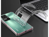 Hoch transparenter TPU Gummi Schutz Handy Hülle Clear Case klar mit verstärkten Schutzecken Bumper für das Xiaomi Poco F4 Display und Gehäuse in transparent von Screenguard