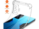 Hoch transparenter TPU Gummi Schutz Handy Hülle Clear Case klar mit verstärkten Schutzecken Bumper für das Xiaomi Poco F4 GT Display und Gehäuse in transparent von Screenguard