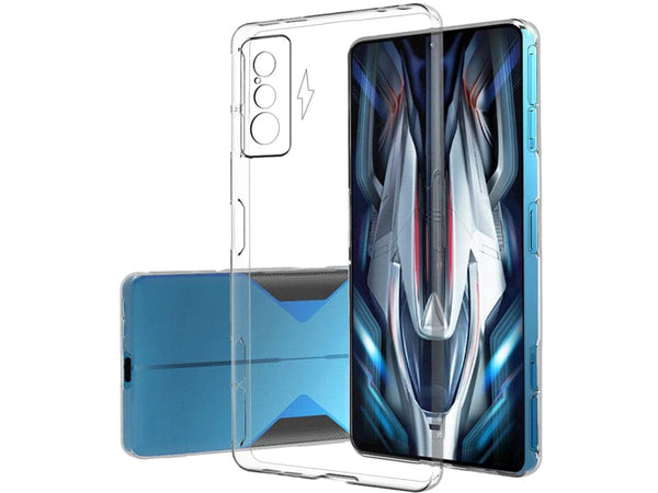 Gummi Hülle für Xiaomi Poco F4 GT aus flexiblem Soft TPU, kristallklar und transparent von Screenguard