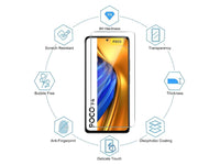 Case Friendly Screen Protector Handy Display Schutz Panzerglas Folie aus echtem 9H 2.5D Glas für Abdeckung des Xiaomi Poco F4 Displays in transparent von Screenguard